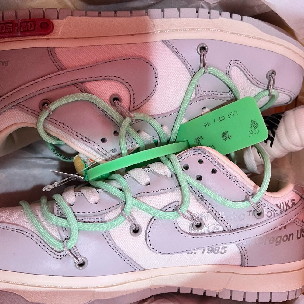 OFF-WHITE X DUNK LOW LOT 07 OF 50